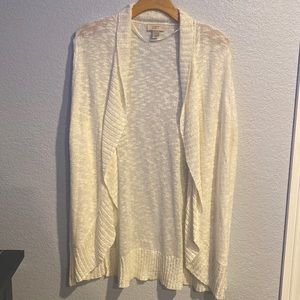 Off White Knit Cardigan - Loft